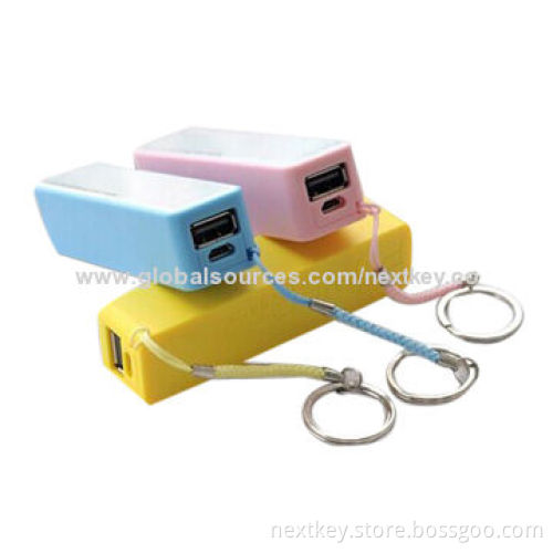 Mini Perfume Power Bank, 2,600mAh for Mobile Phones with USB Adapter Cable